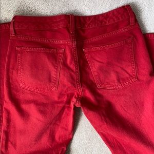 Apple Red Skinny Jeans